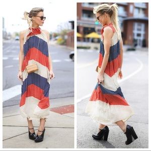 New Anthropology Dear Creatures Ashbury Maxi Dress